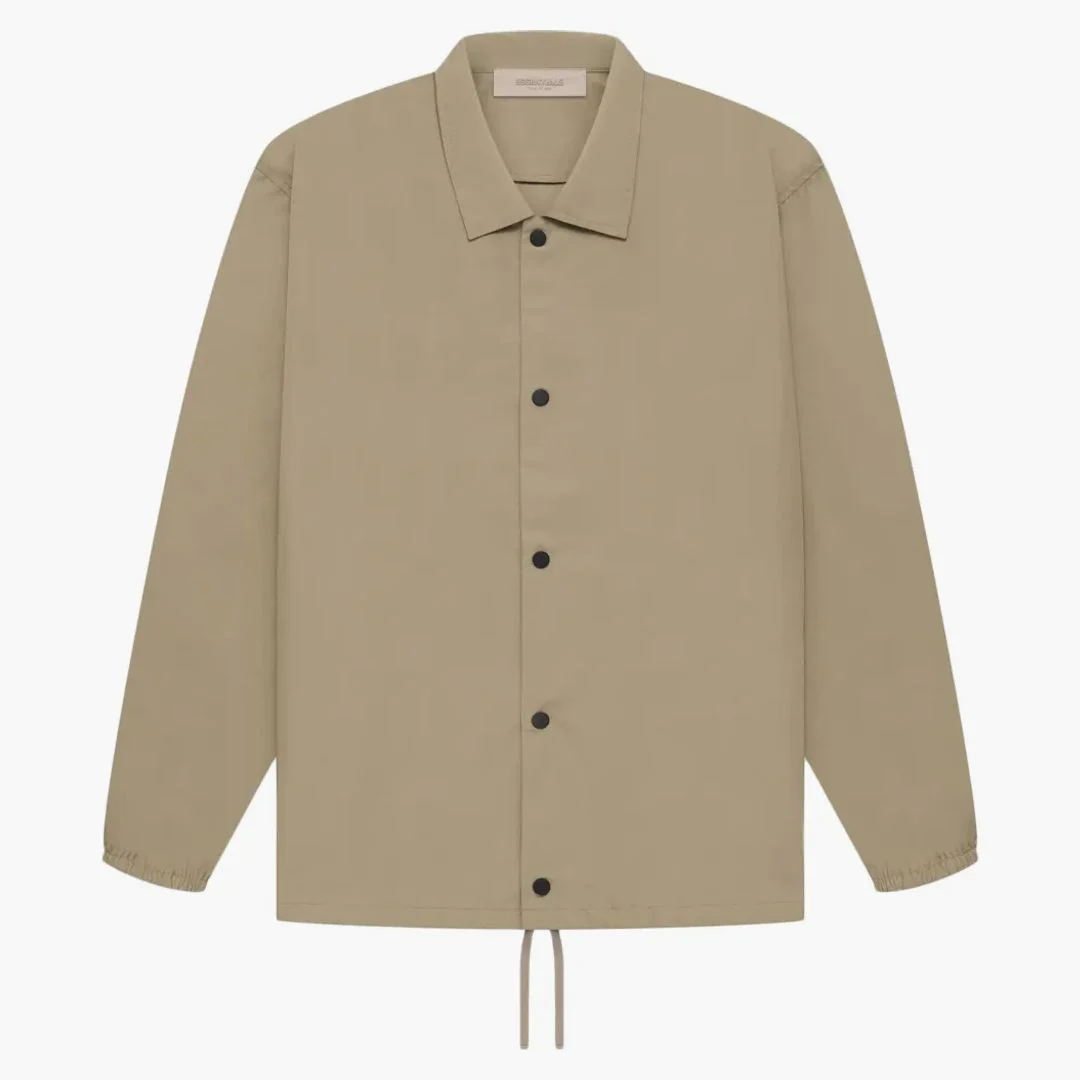 Fear Of God Essentials 1977 Coaches Jacket Oak - Image 2