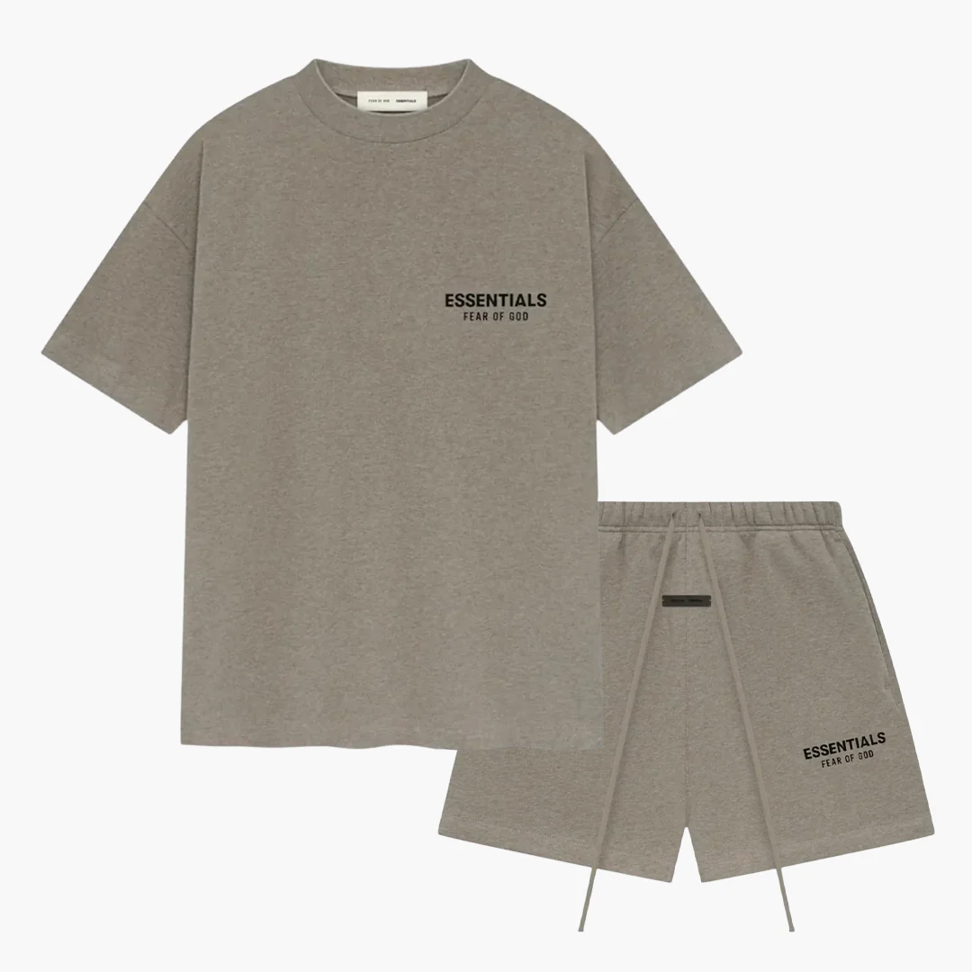 Fear of God Essentials Classic Homestead Heather - Summerset (T-Shirt & Short) - Image 2