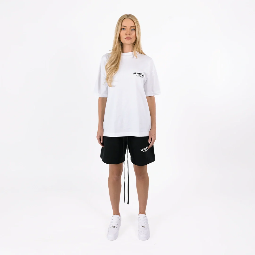 Fear Of God Essentials Classic Short Sleeve Tee Bright White - Image 2