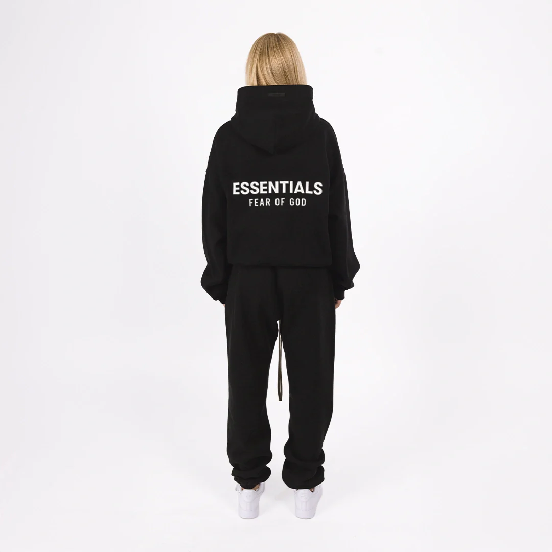 Fear Of God Essentials Classic Sweatpant Jet Black - Image 6
