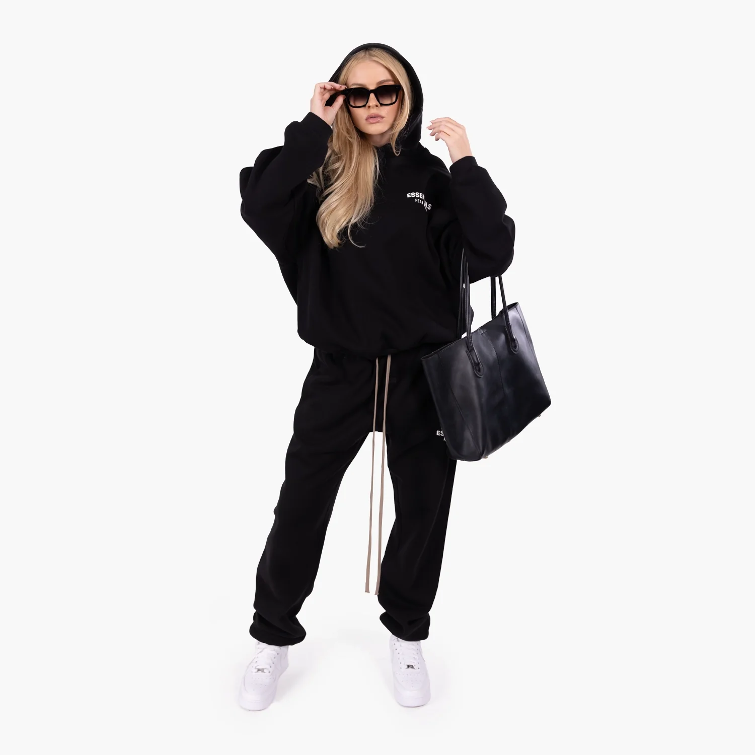 Fear Of God Essentials Fleece Essential Sweatpant (FW24) Black - Image 9