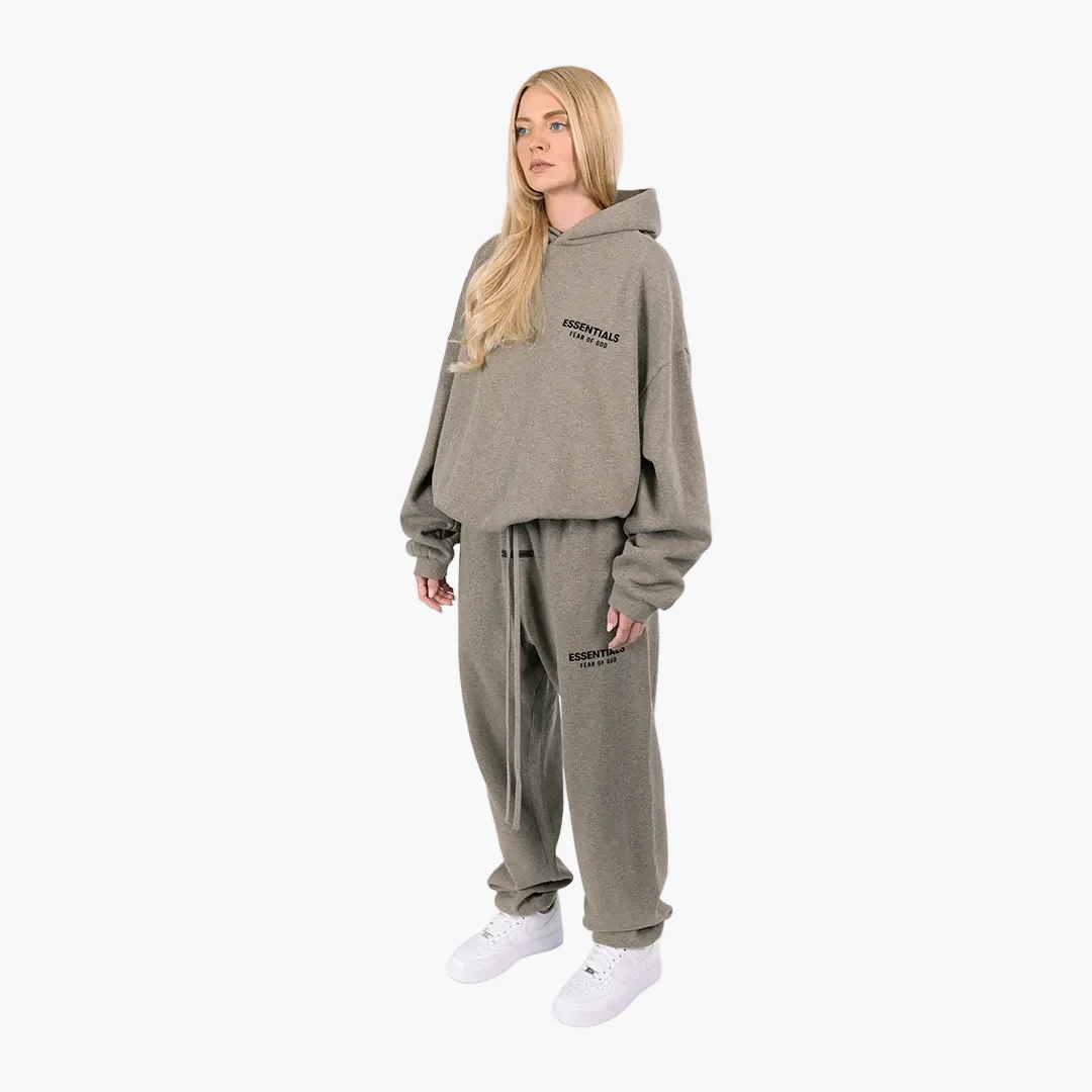 Fear Of God Essentials Fleece Essential Sweatpant (FW24) Heather Gray - Image 4