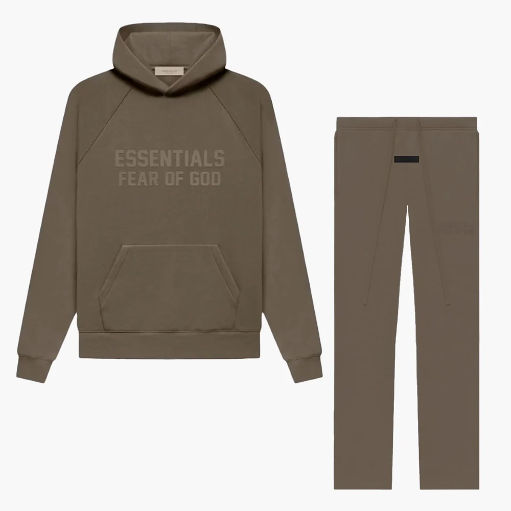 Fear of God Essentials Fleece Wood - Set (Hoodie & Sweatpant)