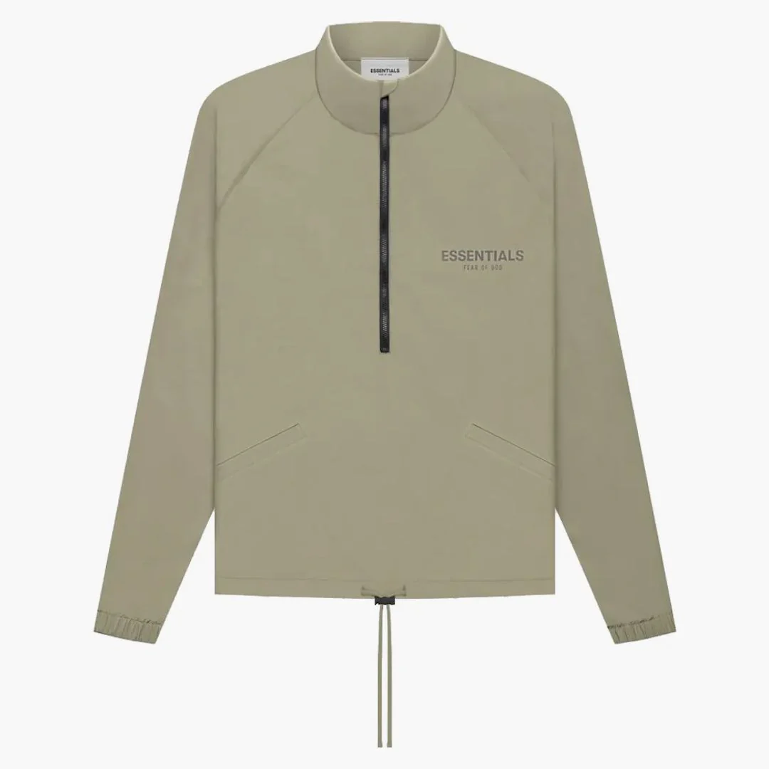 Fear Of God Essentials Half Zip Track Jacket Pistachio