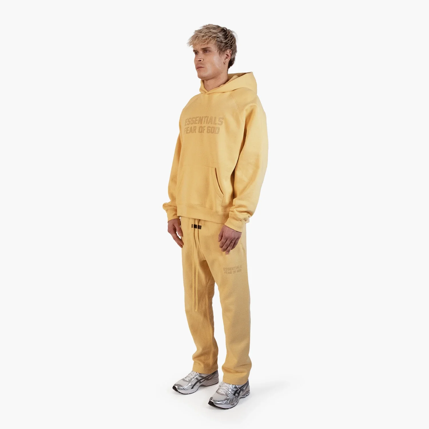 Fear Of God Essentials Hoodie Light Tuscan - Image 3