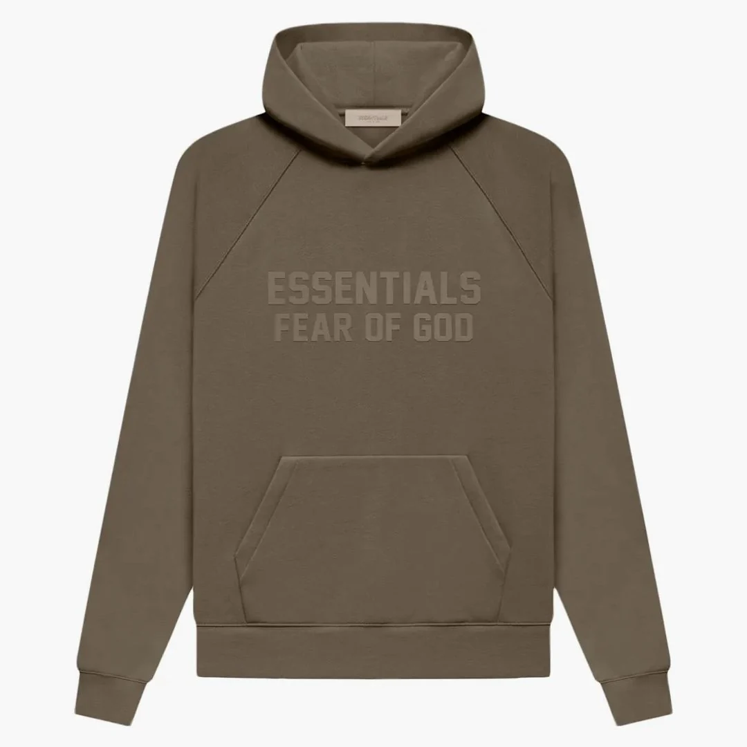 Fear Of God Essentials Hoodie Wood