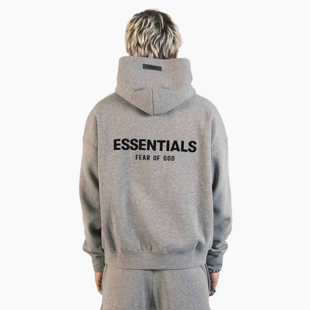 Fear Of God Essentials Hoodie (2022) Dark Oatmeal - Image 3