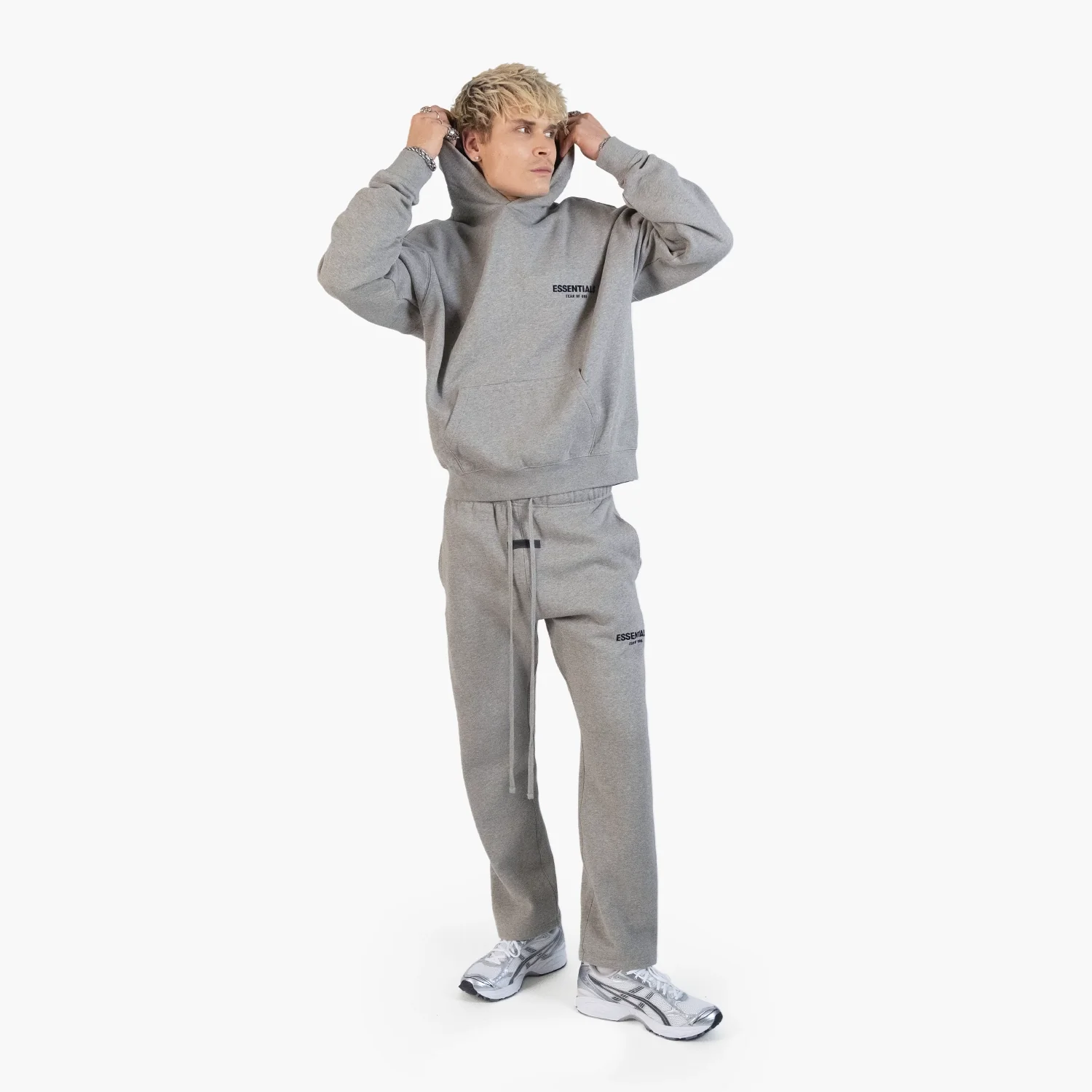 Fear Of God Essentials Hoodie (2022) Dark Oatmeal - Image 6