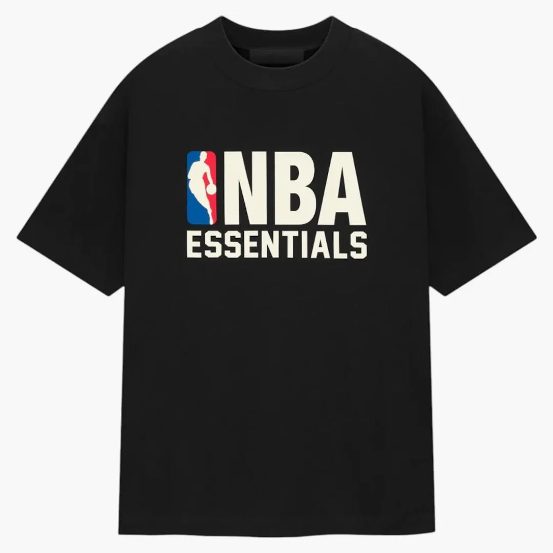 Fear Of God Essentials Nba Logo Tee Black