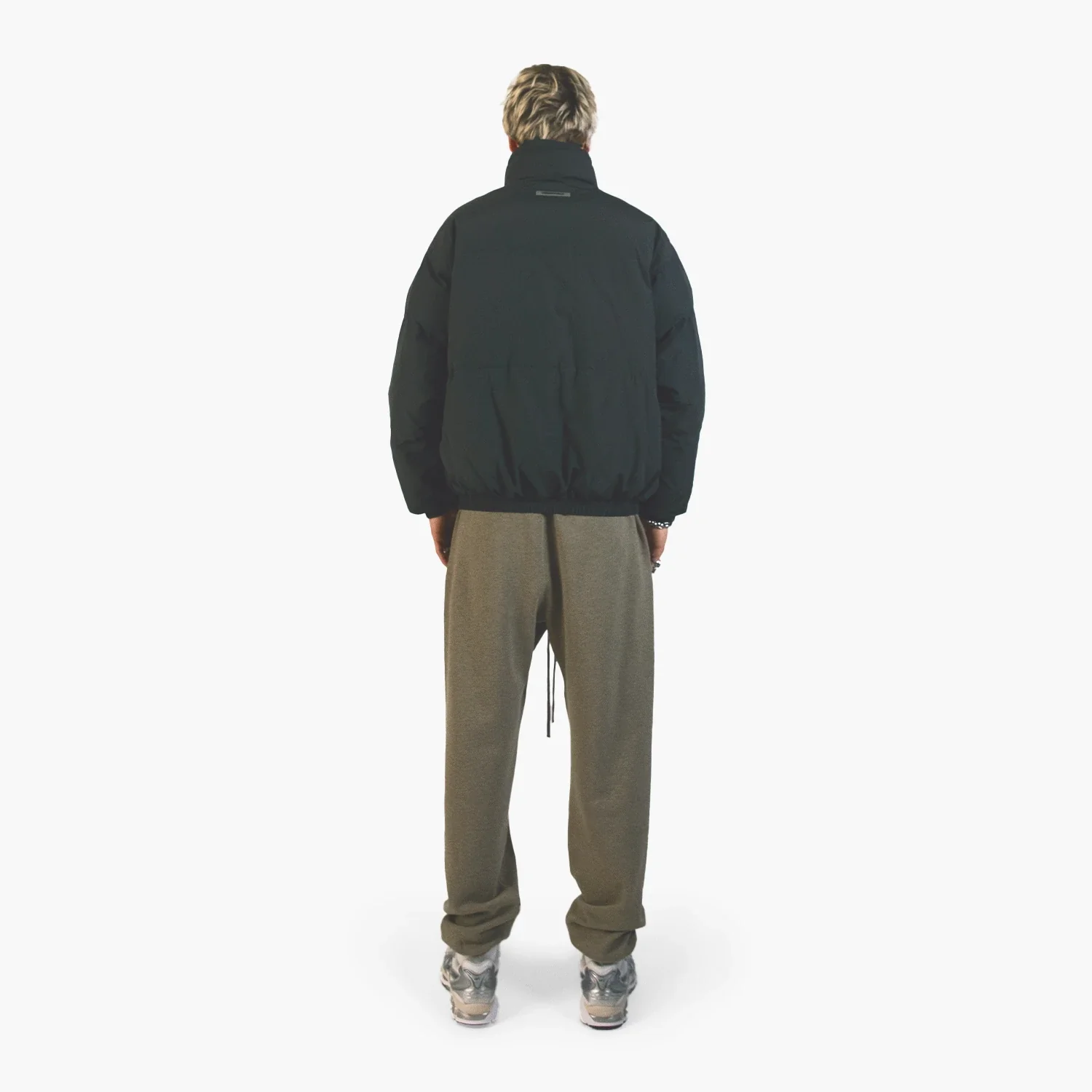 Fear Of God Essentials Puffer Jacket Black - Image 4