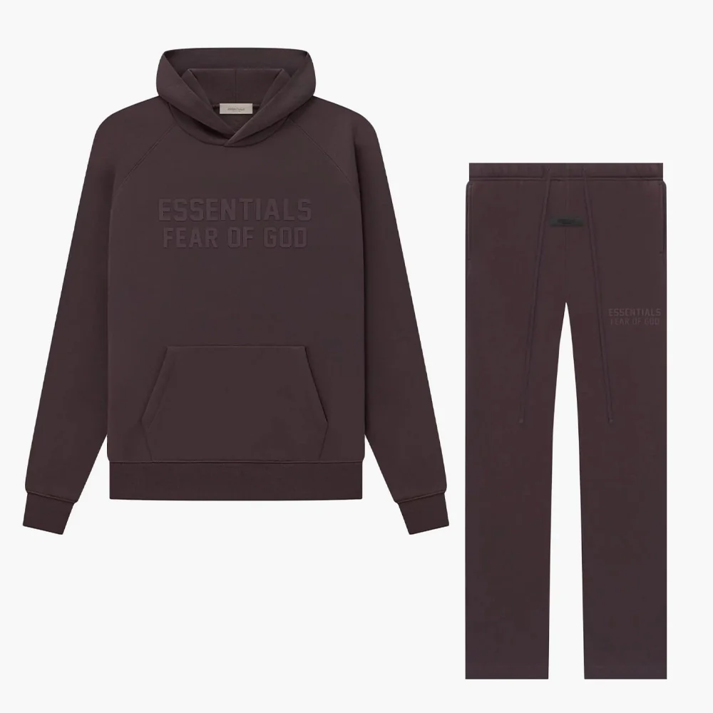 Fear of God Essentials Relaxed Plum - Set (Hoodie & Sweatpant)