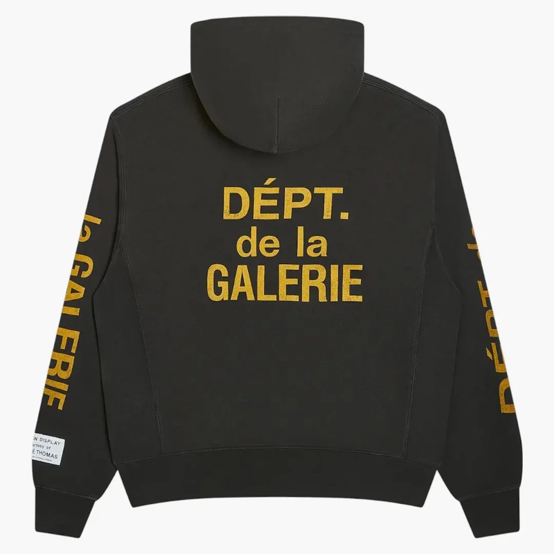 Gallery Dept. De La Galerie Hoodie Black - Image 3