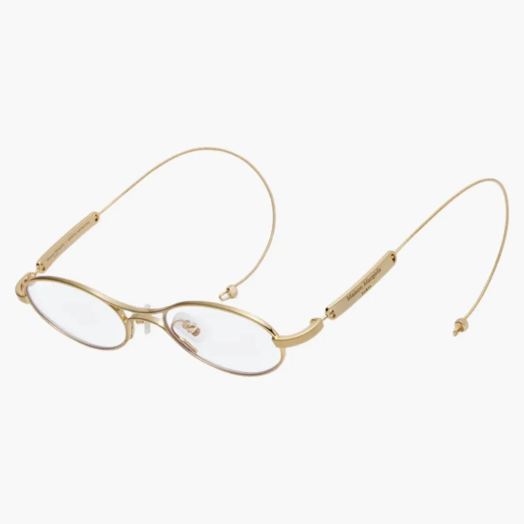 Gentle Monster Maison Margiela Glasses Gold Clear (mm220 A030) - Image 2