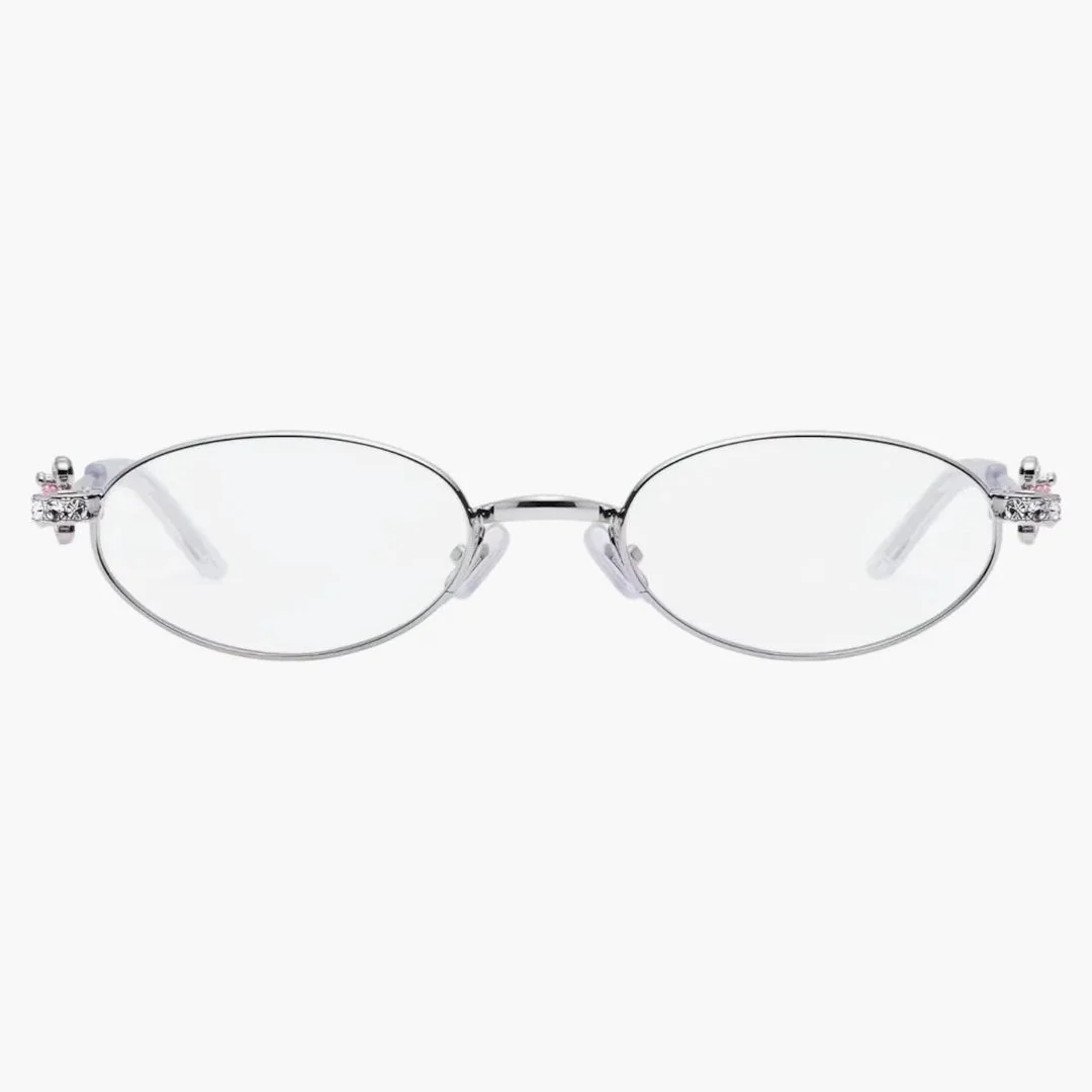 Gentle Monster On Ring 02 Sunglasses Silver/clear - Image 2