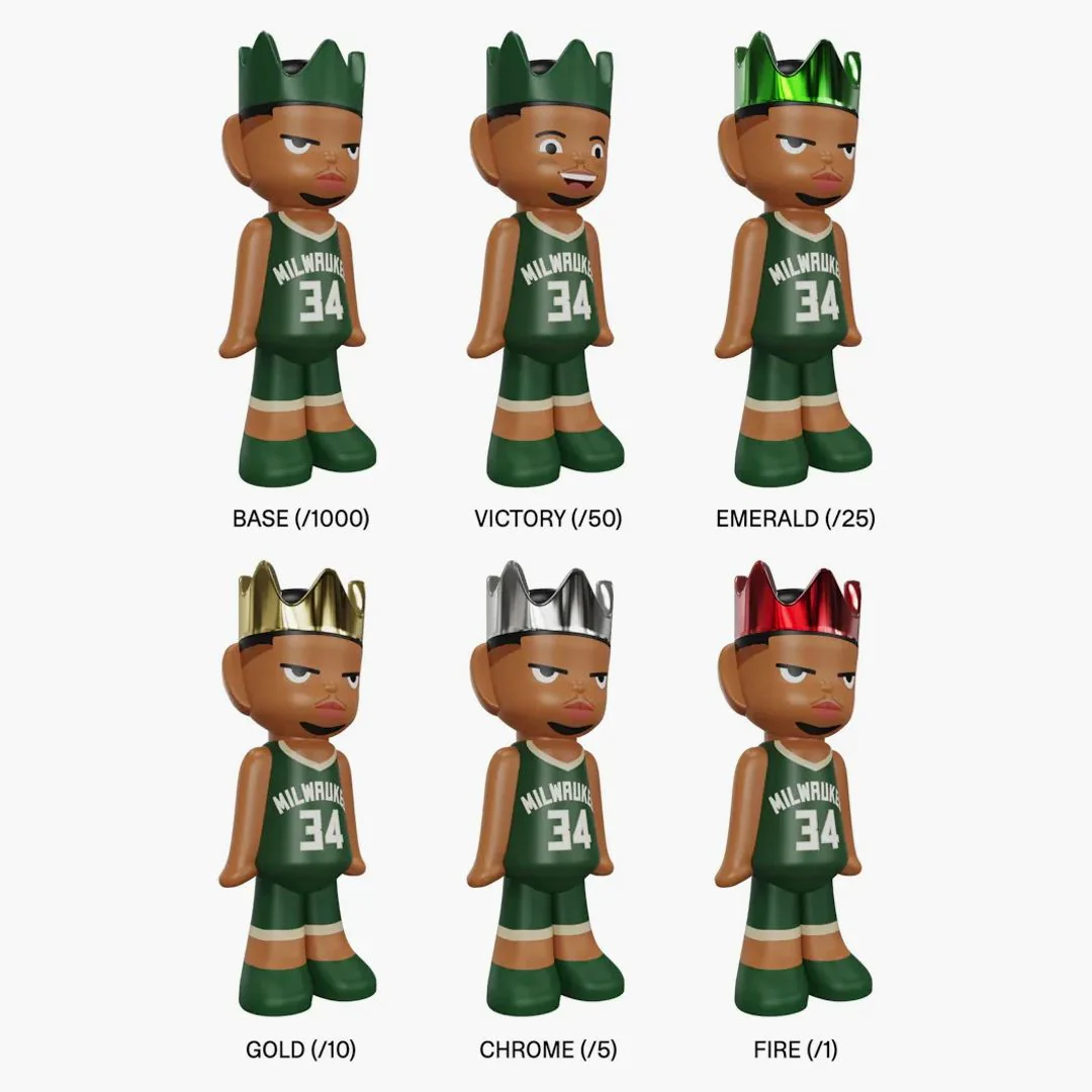 Ghostwrite X Nba "game Face" 2025 Giannis Antetokounmpo 100% - Image 3
