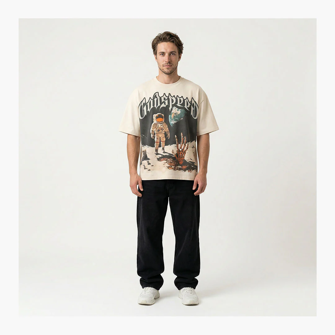 Godspeed First Contact T-Shirt Cream - Image 3
