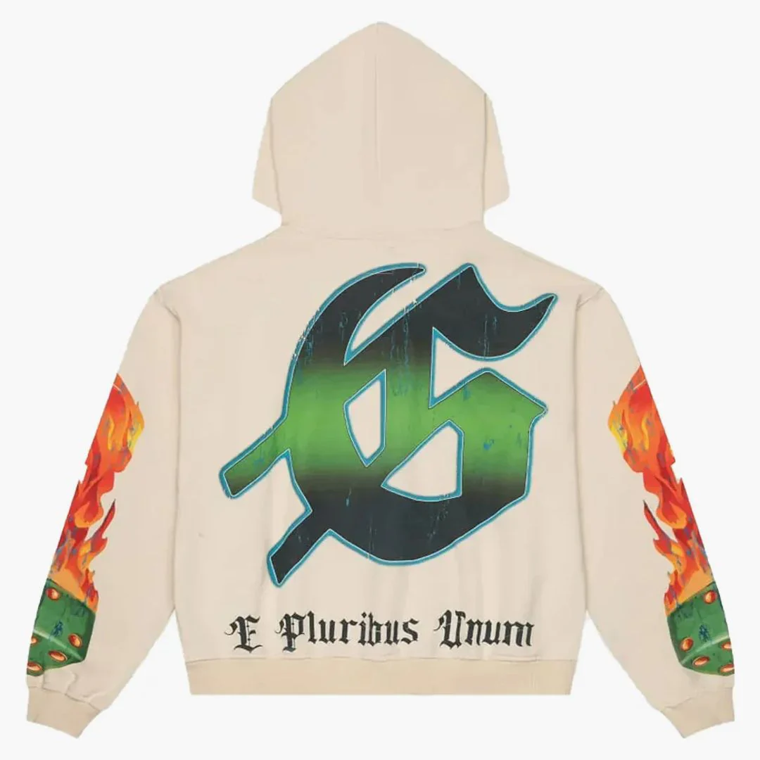 Godspeed Lifes a Gamble Hoodie Bone - Image 2
