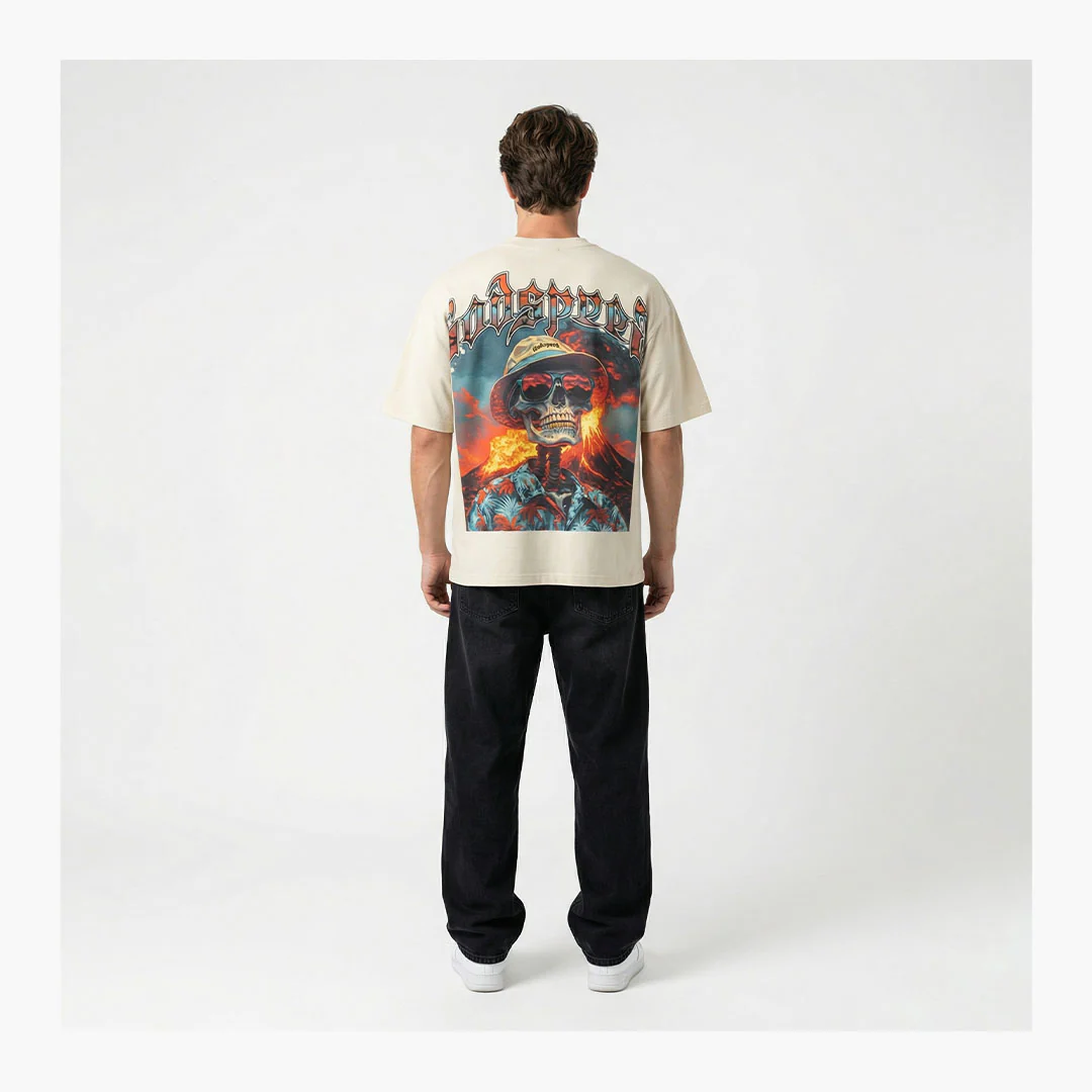 Godspeed Natural Disaster T-Shirt Bone - Image 3
