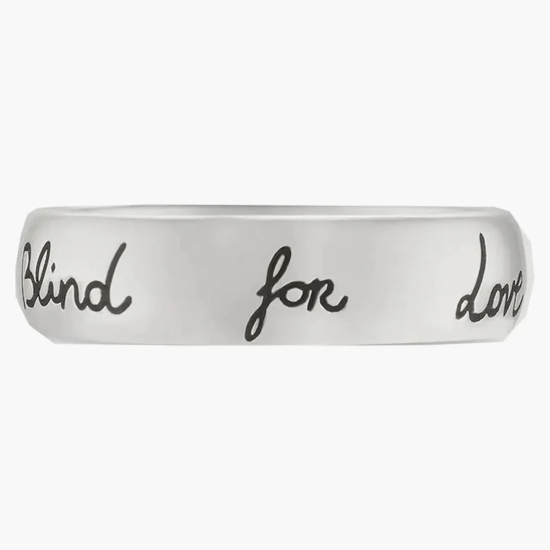 Gucci Blind For Love Ring Silver - Image 2