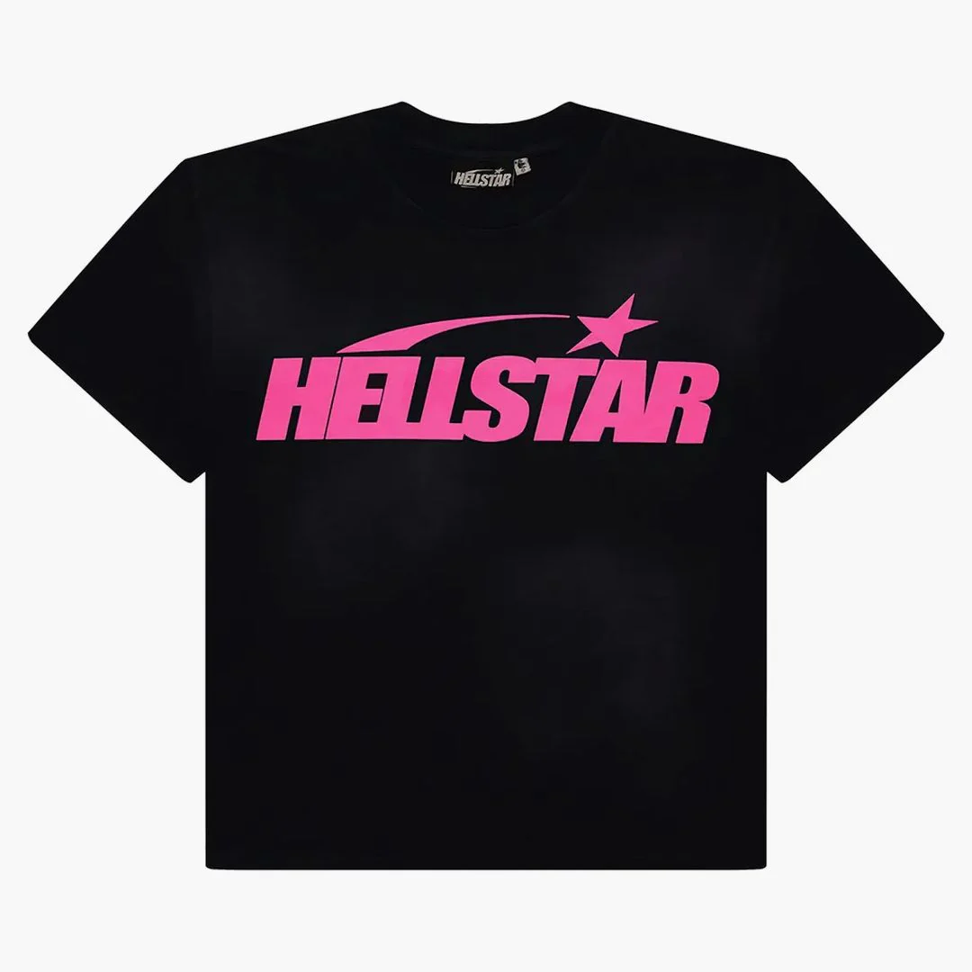 Hellstar Classic T-shirt (regular Print) Black/pink
