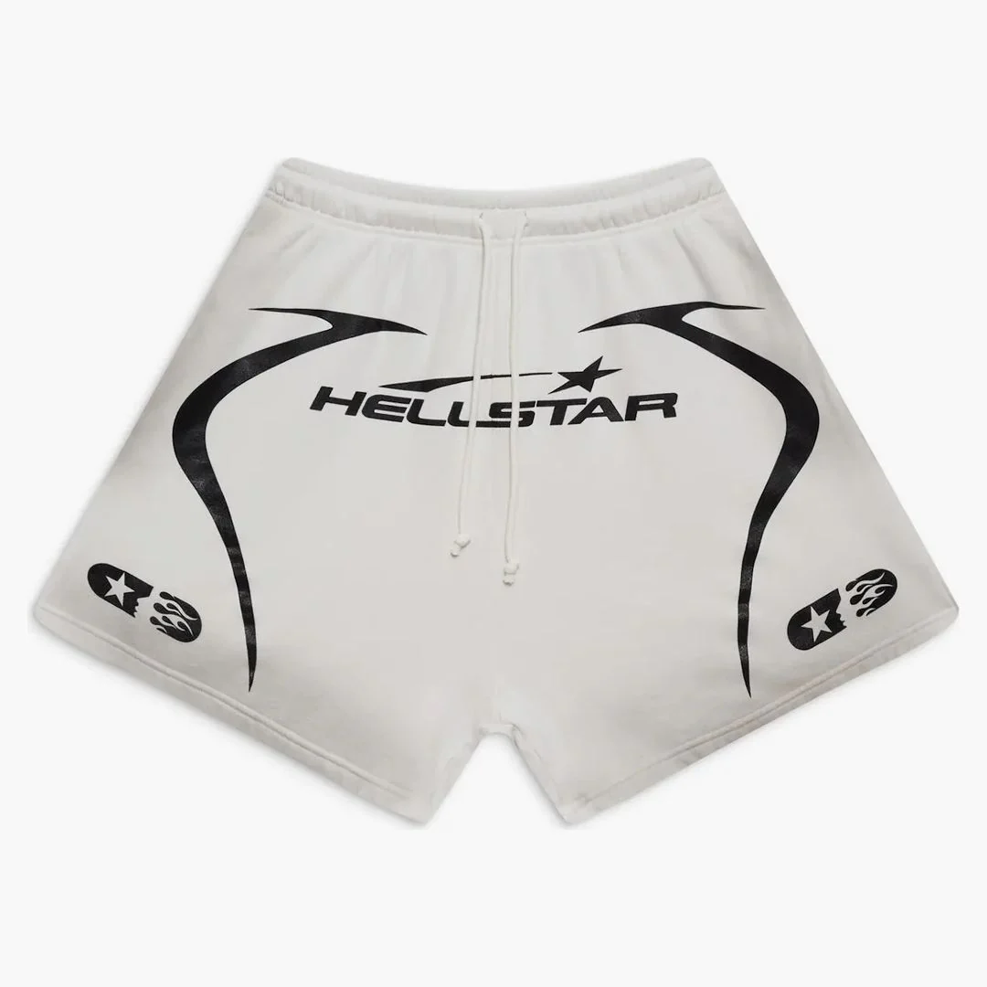 Hellstar Warm Up Shorts White