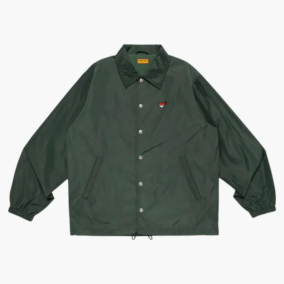 Human Made X Pokemon Coach Jacket Green
