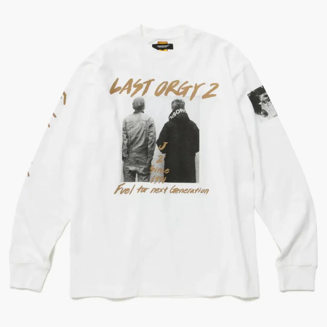 Human Made X Undercover Last Orgy 2 1991 L/s T-shirt White