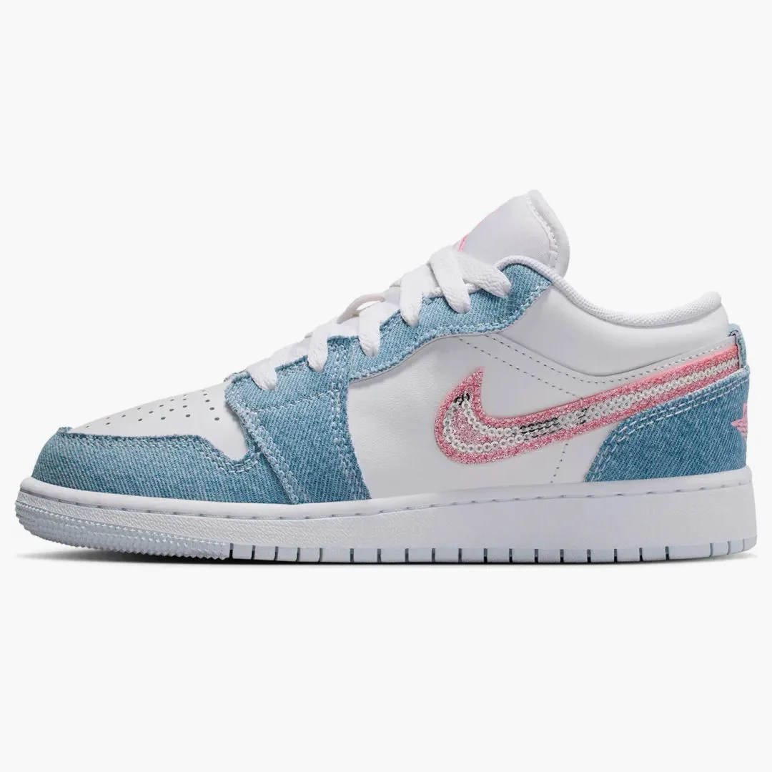 Jordan 1 Low Se Denim Sequin (gs)