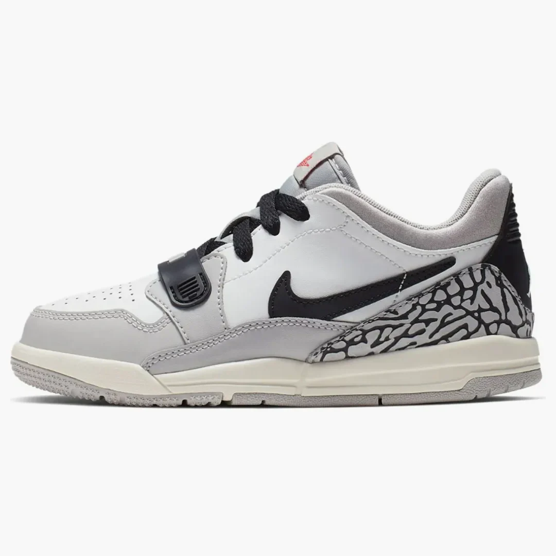 Jordan Legacy 312 Low Tech Grey Fire Red Black (ps)
