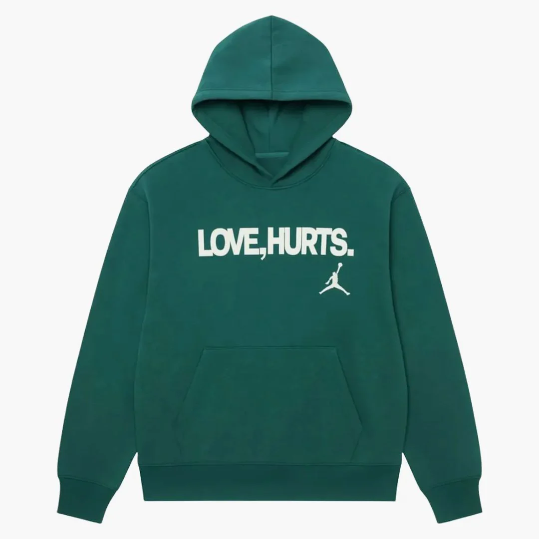 Jordan Women's Jalen Hurts Love Hurts Pullover Fleece Hoodie Sport Teal
