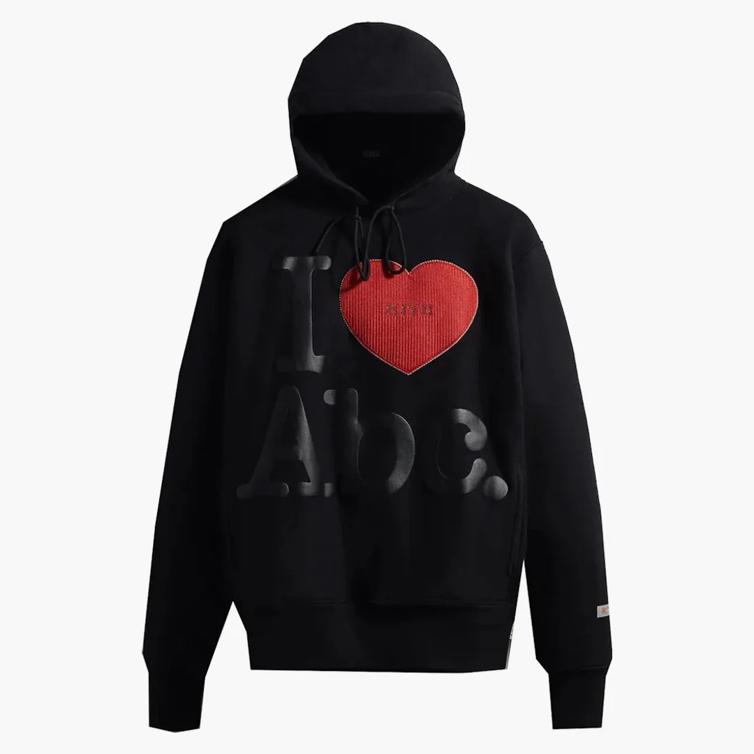Kith Advisory Board Crystals I <3 Abc Swarovski Hoodie Anthracite Black - Image 2