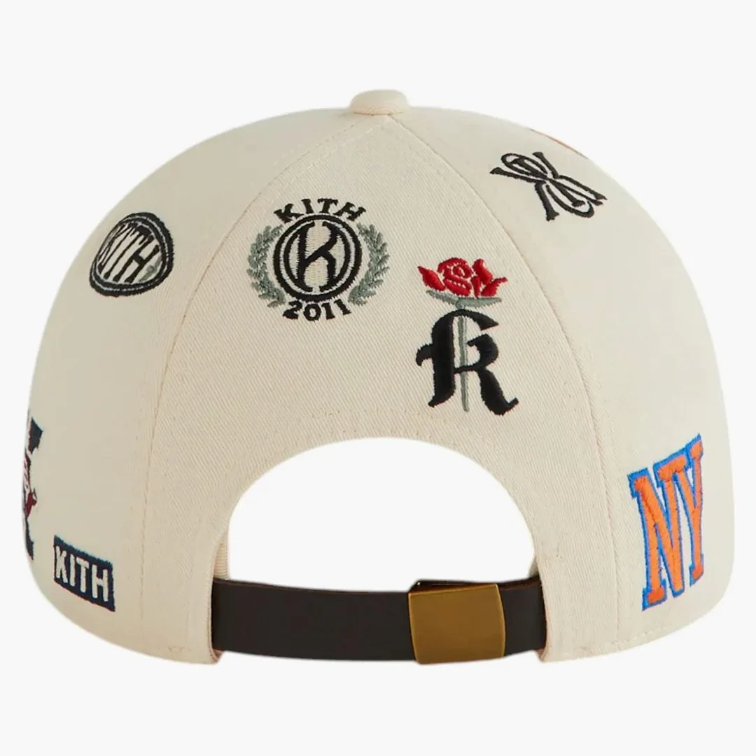 Kith Cotton Twill All-over Patch Cricket Cap Sandrift - Image 2