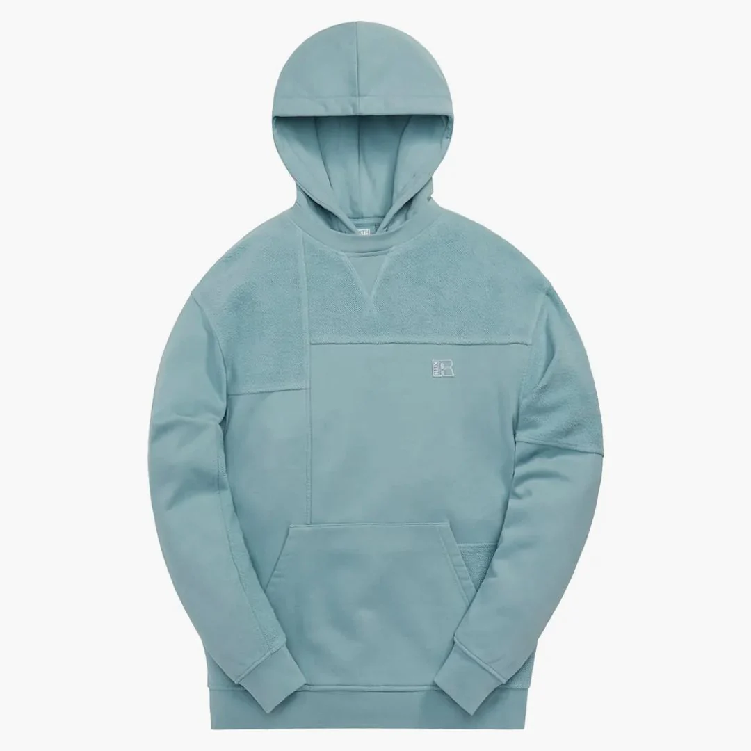 Kith For Russell Athletic Reverse Patchwork Williams Ii Hoodie Majestic
