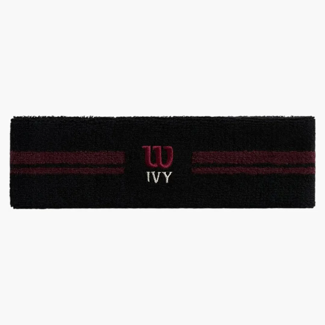 Kith Ivy Wilson Terry Stripe Headband Black