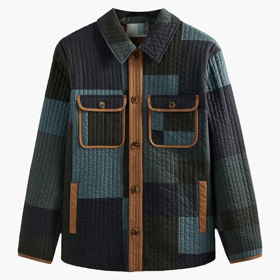 Kith Lowell Quilted Shirt Jacket Nocturnal - Image 2