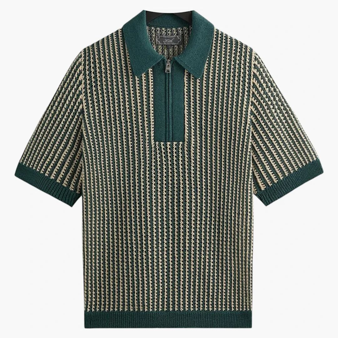 Kith Nash Knit Polo Sandrift