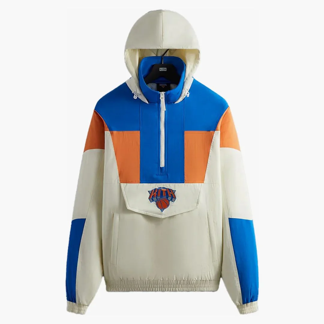 Kith New York Knicks Quarter Zip Anorak Silk - Image 2