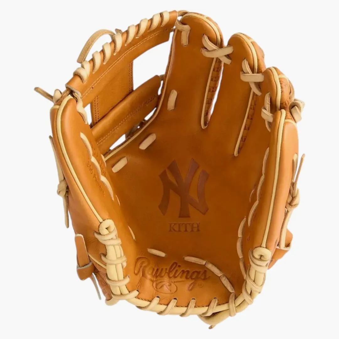 Kith Rawlings New York Yankees Heart Of The Hide Glove Tan - Image 2