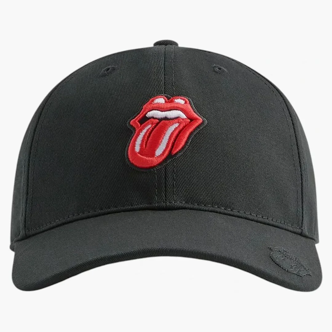 Kith Rolling Stones Aaron Classic Cap Black
