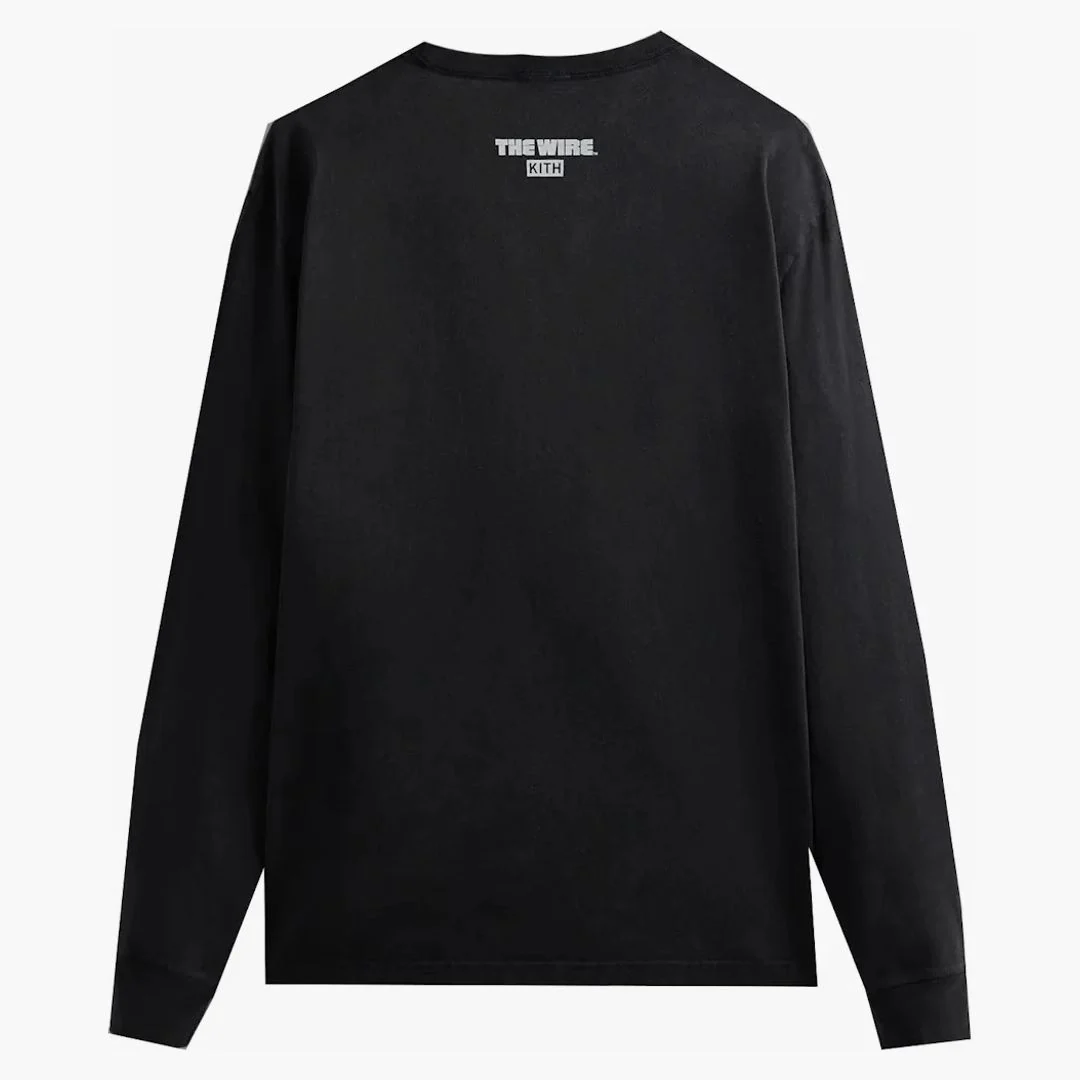 Kith The Wire My Name Is My Name Vintage L/s Tee Black - Image 2