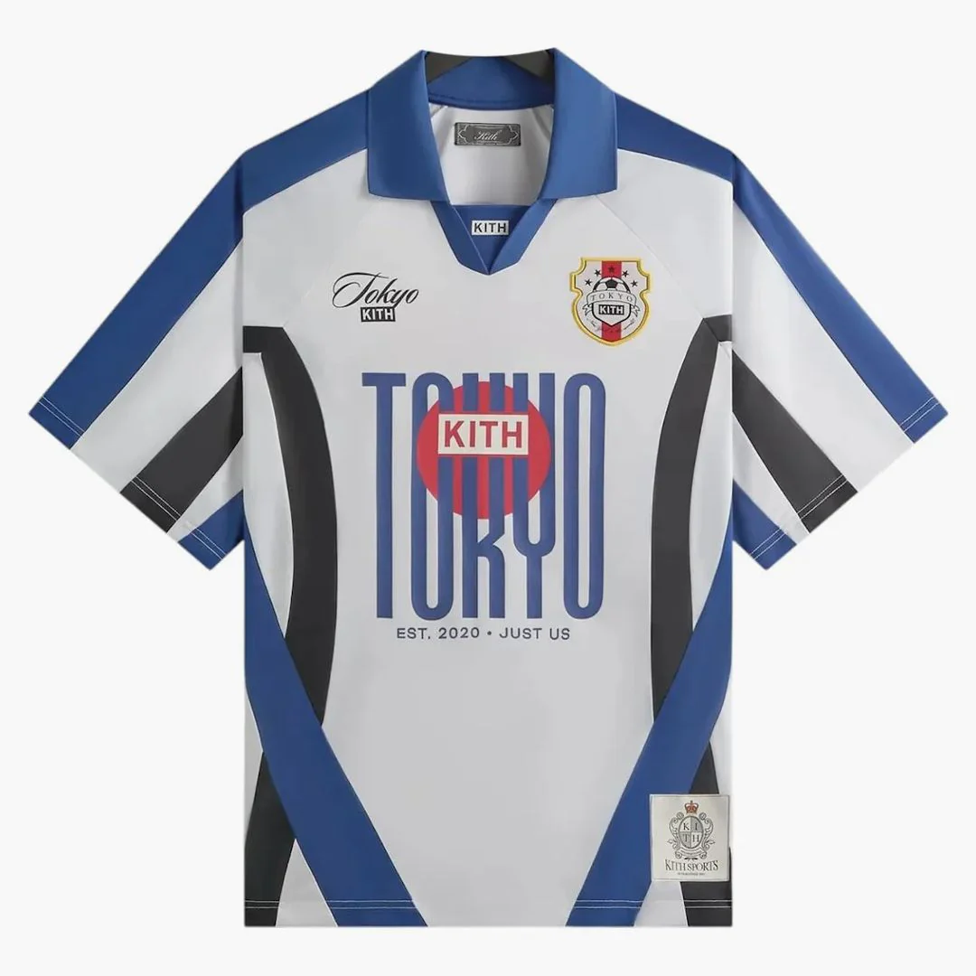 Kith Tokyo 5 Year Anniversary Jason Ii Soccer Jersey White
