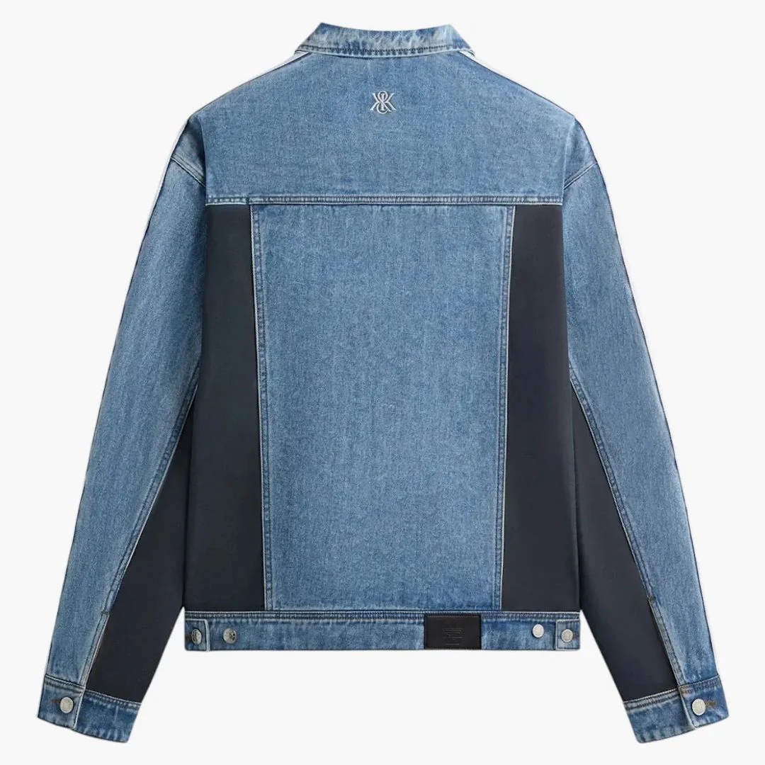 Kith X Adidas Football Denim Jacket Blue - Image 2