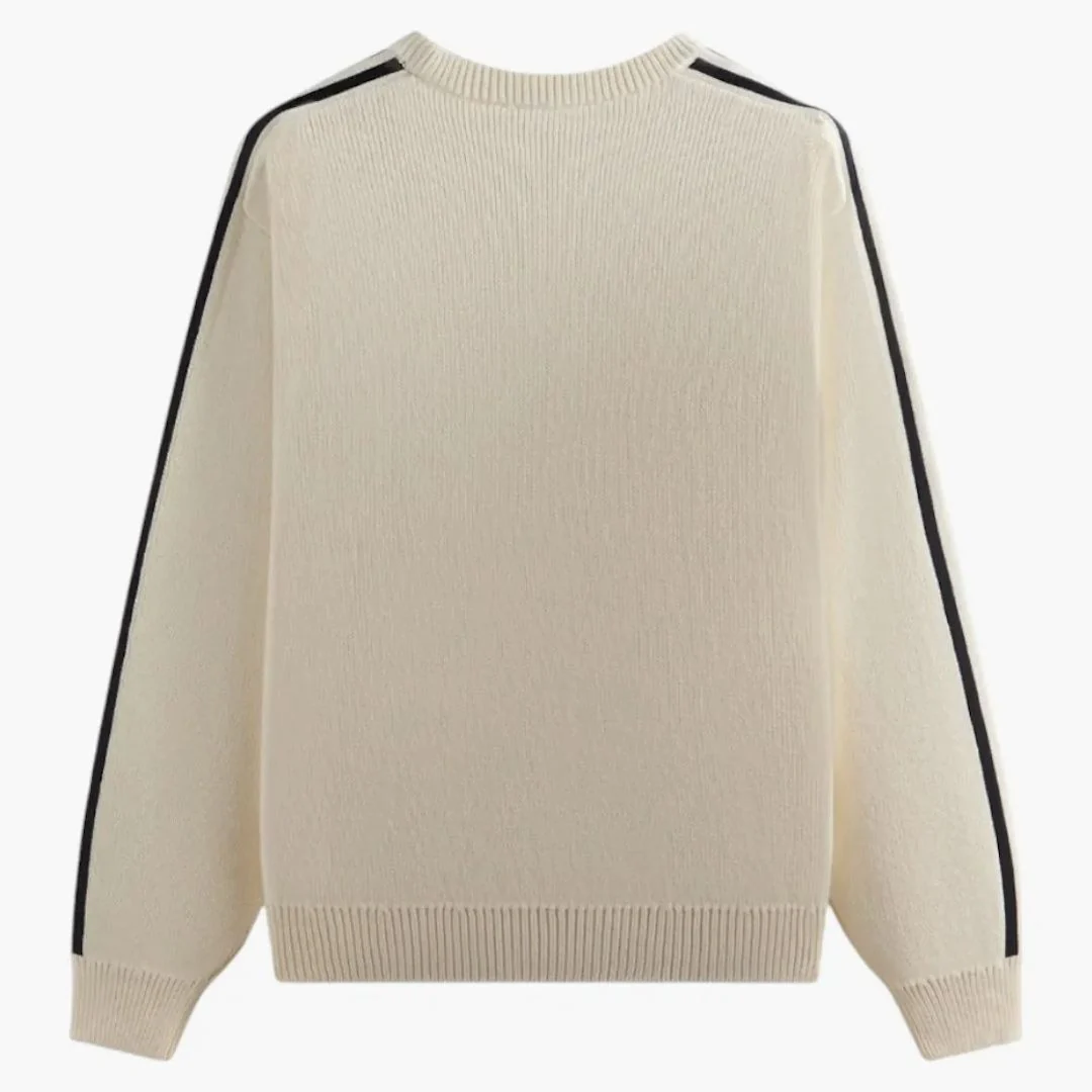 Kith X Adidas Football Knit Sweater Chalk White - Image 2