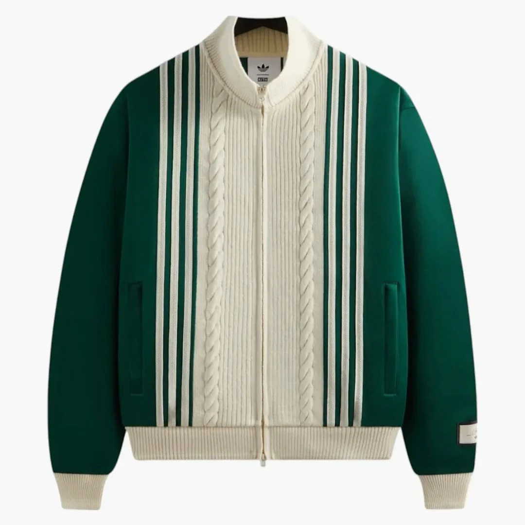 Kith X Adidas Football Track Suit Top Green