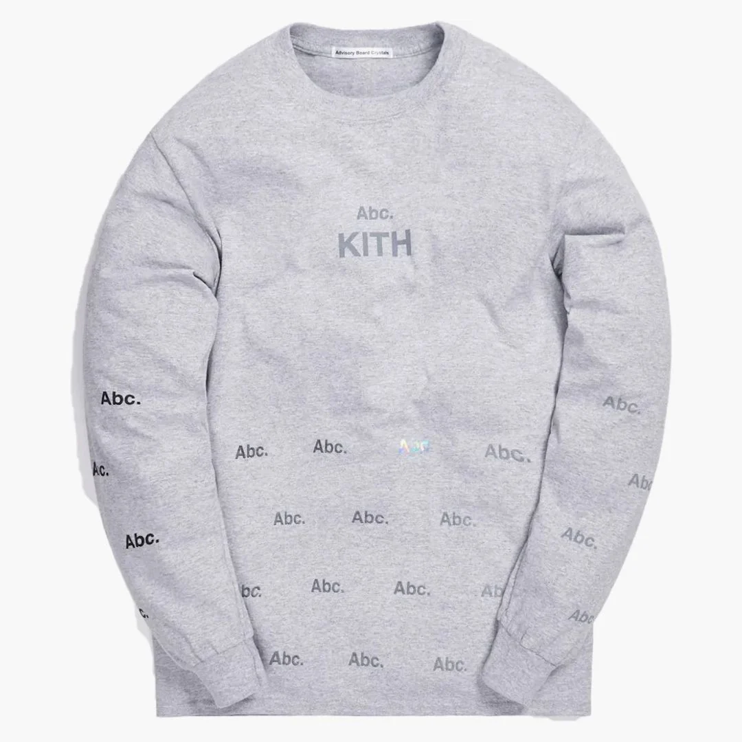 Kith X Advisory Board Crystals Diagram L/s Tee Grey - Image 2