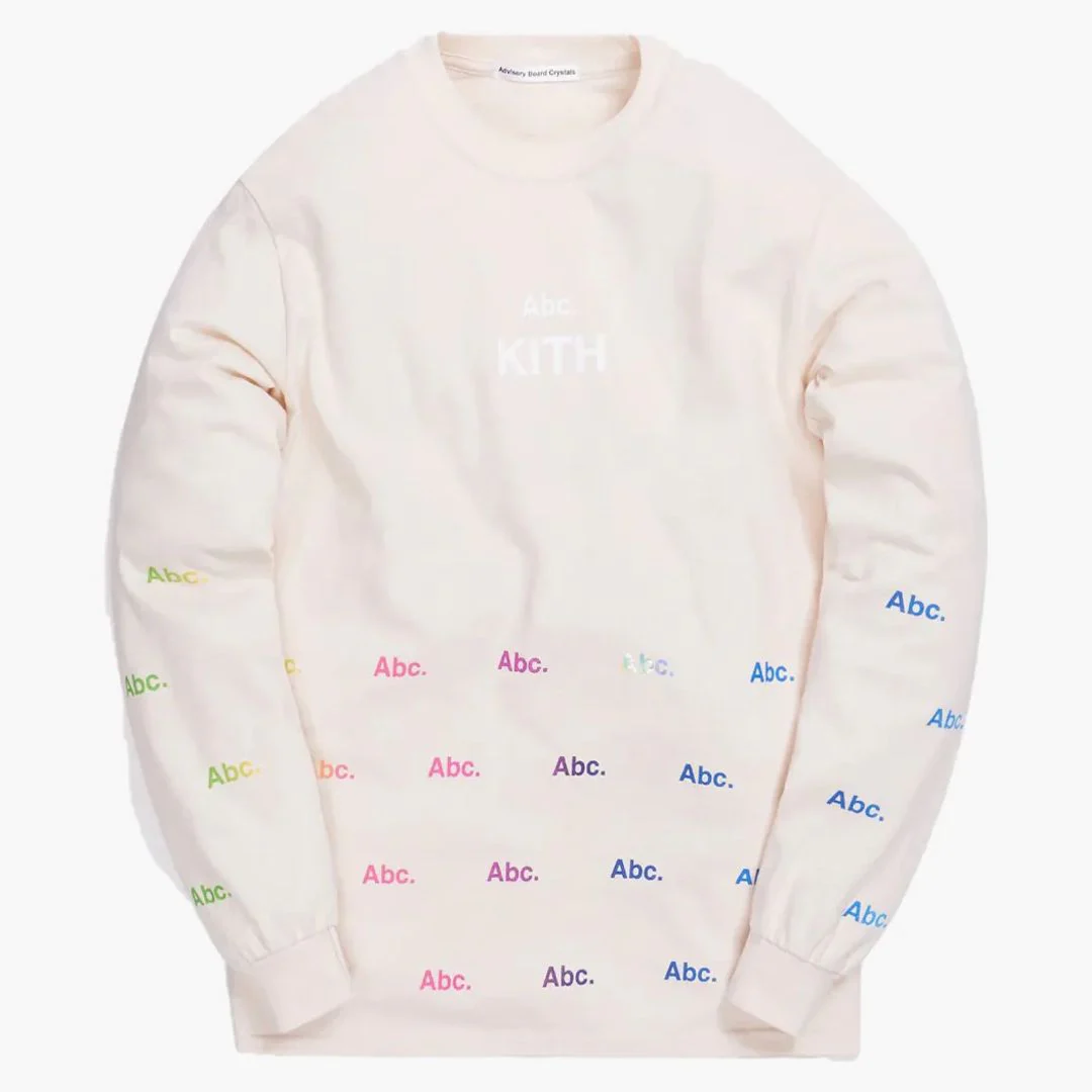 Kith X Advisory Board Crystals Diagram L/s Tee Off-white - Image 2