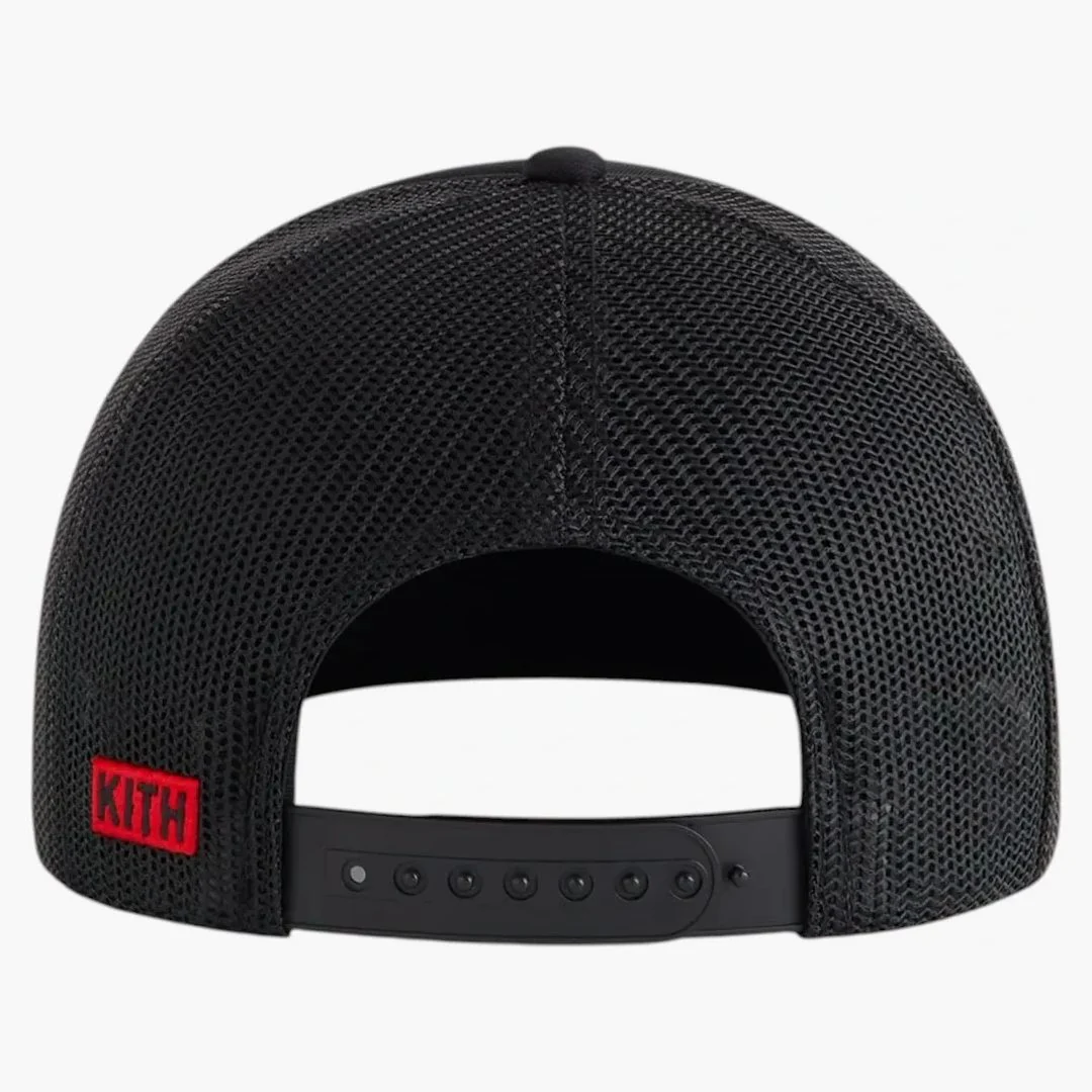 Kith X Jaws 50 Poly Foam Nolan Trucker Hat Black - Image 2