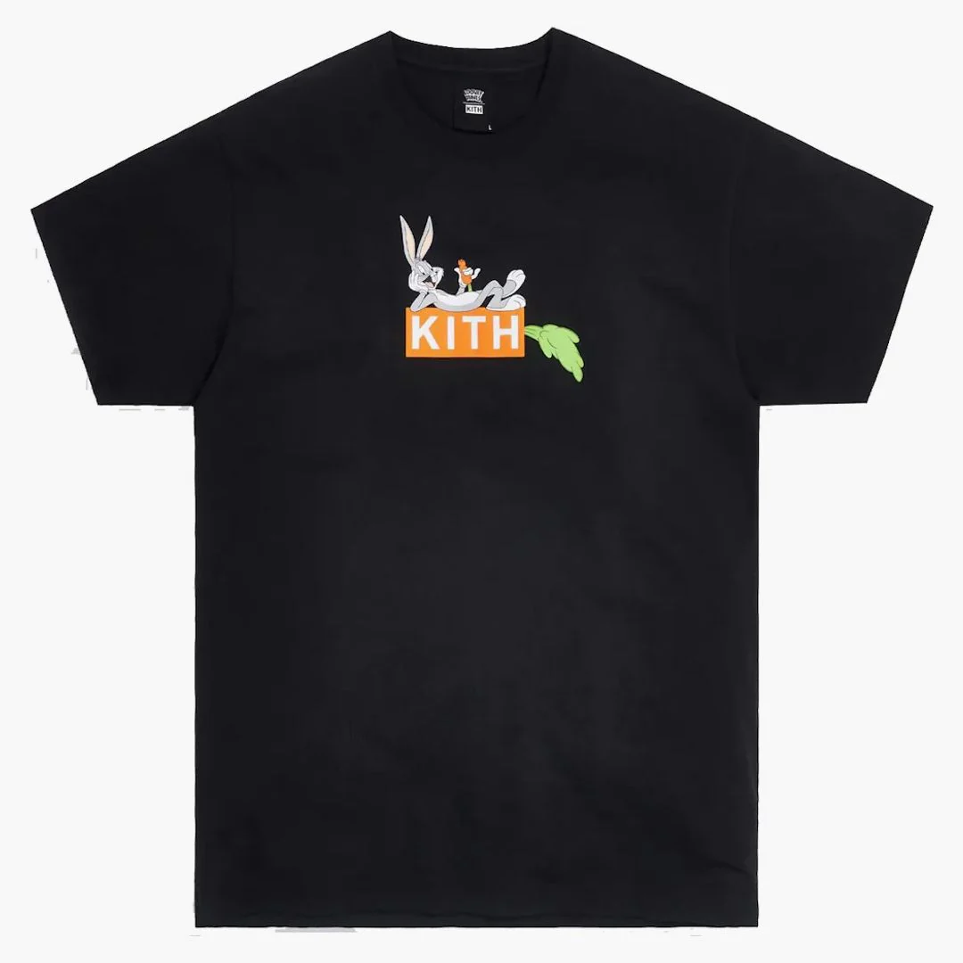 Kith X Looney Tunes Carrot Tee Black