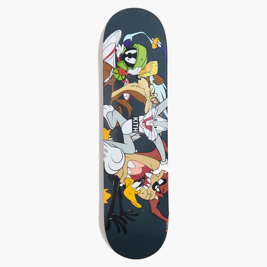 Kith X Looney Tunes Jumping Out Skate Deck