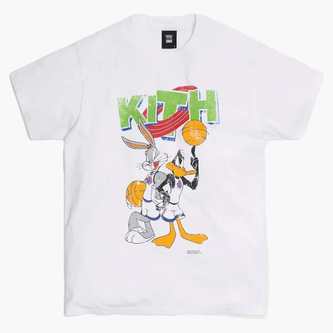 Kith X Looney Tunes Kithjam Vintage Tee White - Image 2